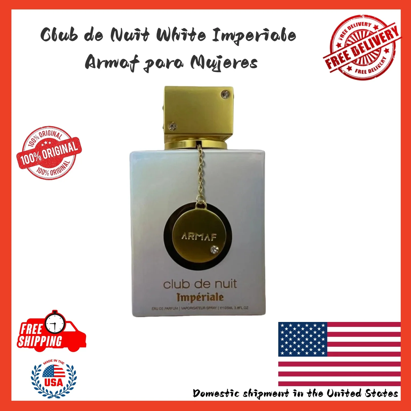 Armaf Club De Nuit White Imperiale Eau De Parfum For Women- FREE SHIPPING Birthday or Valentine's Day gifts
Armaf Club De Nuit White Imperiale Eau De Parfum For Women- FREE SHIPPING Birthday or Valentine's Day gifts