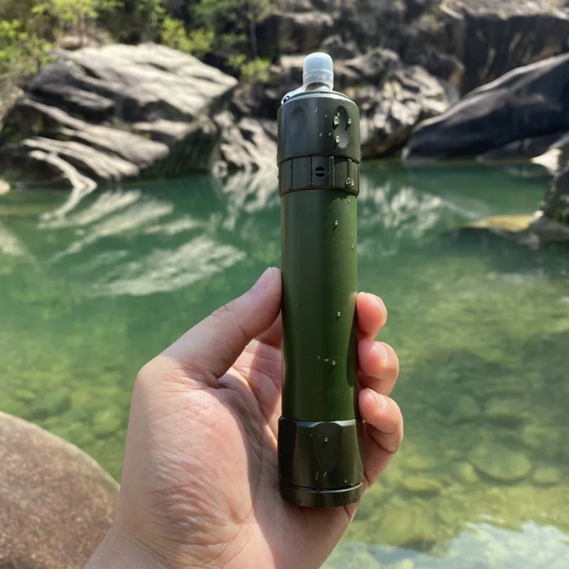 Портативный очиститель воды на открытом воздухе, соломенный фильтр для экстренной помощи, сифон для фильтра для очистки воды для полевого кемпинга 
Портативный очиститель воды на открытом воздухе, соломенный фильтр для экстренной помощи, сифон для фильтра для очистки воды для полевого кемпинга