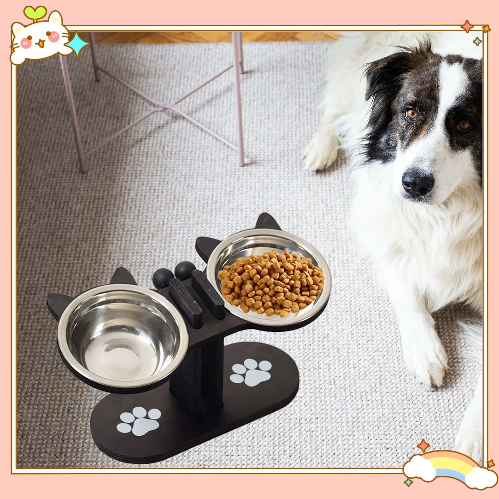 Миски для кошек Приподнятая тарелка Миски для корма для домашних животных для корма и воды Миски для котят в помещении Миски для кошек с подставкой Блюдо для кошачьего обеденного стола
Миски для кошек Приподнятая тарелка Миски для корма для домашних животных для корма и воды Миски для котят в помещении Миски для кошек с подставкой Блюдо для кошачьего обеденного стола