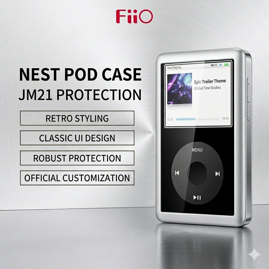 FiiO NEST POD Protective Case for JM21 Player
FiiO NEST POD Protective Case for JM21 Player