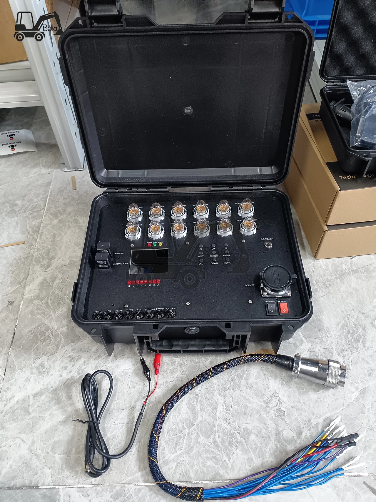 Fully functional test Stand for Volvo headlight module ECU ECM test bench 22771624 23140886 21855896 22771625 23140887 21855905
Fully functional test Stand for Volvo headlight module ECU ECM test bench 22771624 23140886 21855896 22771625 23140887 21855905