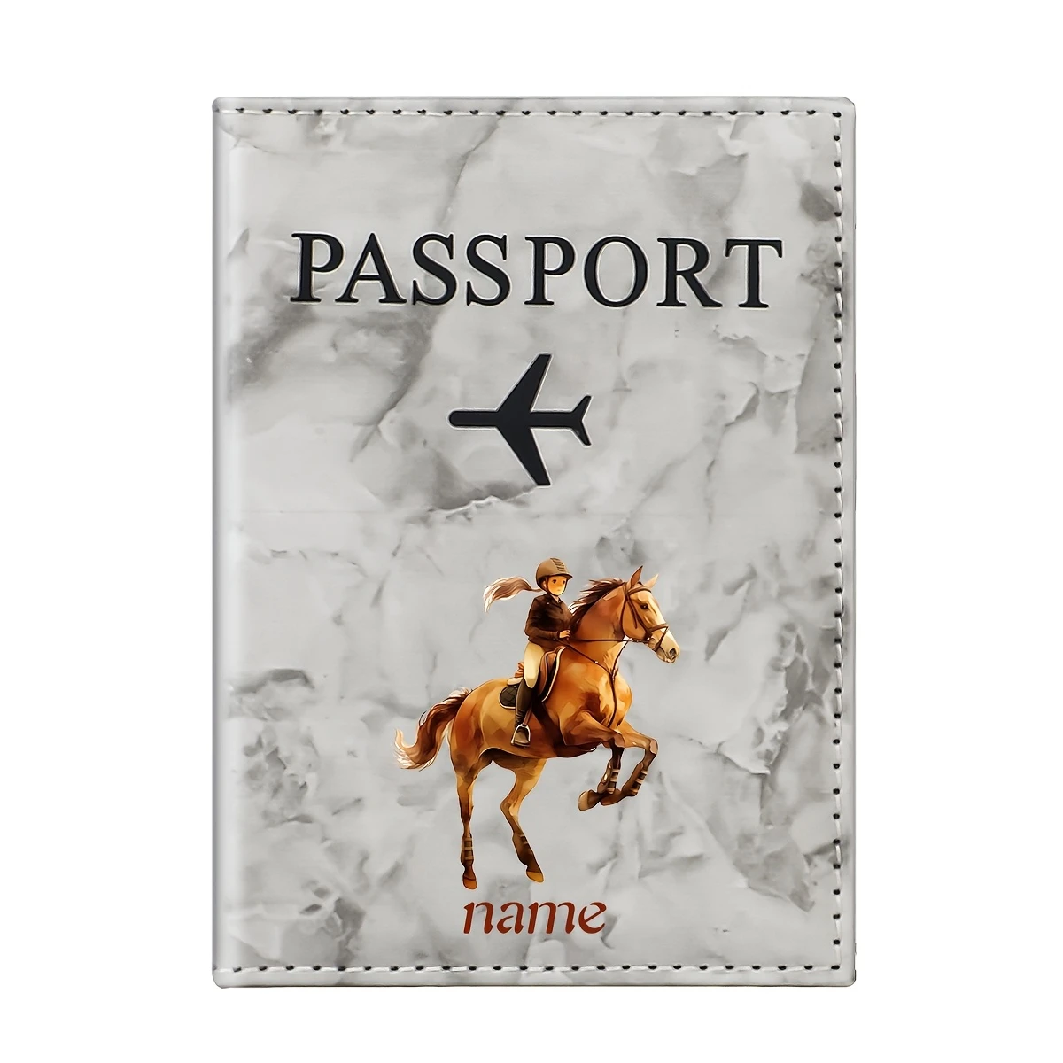 Personalized Western Cowboy Horse Riding PU Passport Holder with Name/Initials - Suitable for Travel, Suitable for Passports
Personalized Western Cowboy Horse Riding PU Passport Holder with Name/Initials - Suitable for Travel, Suitable for Passports