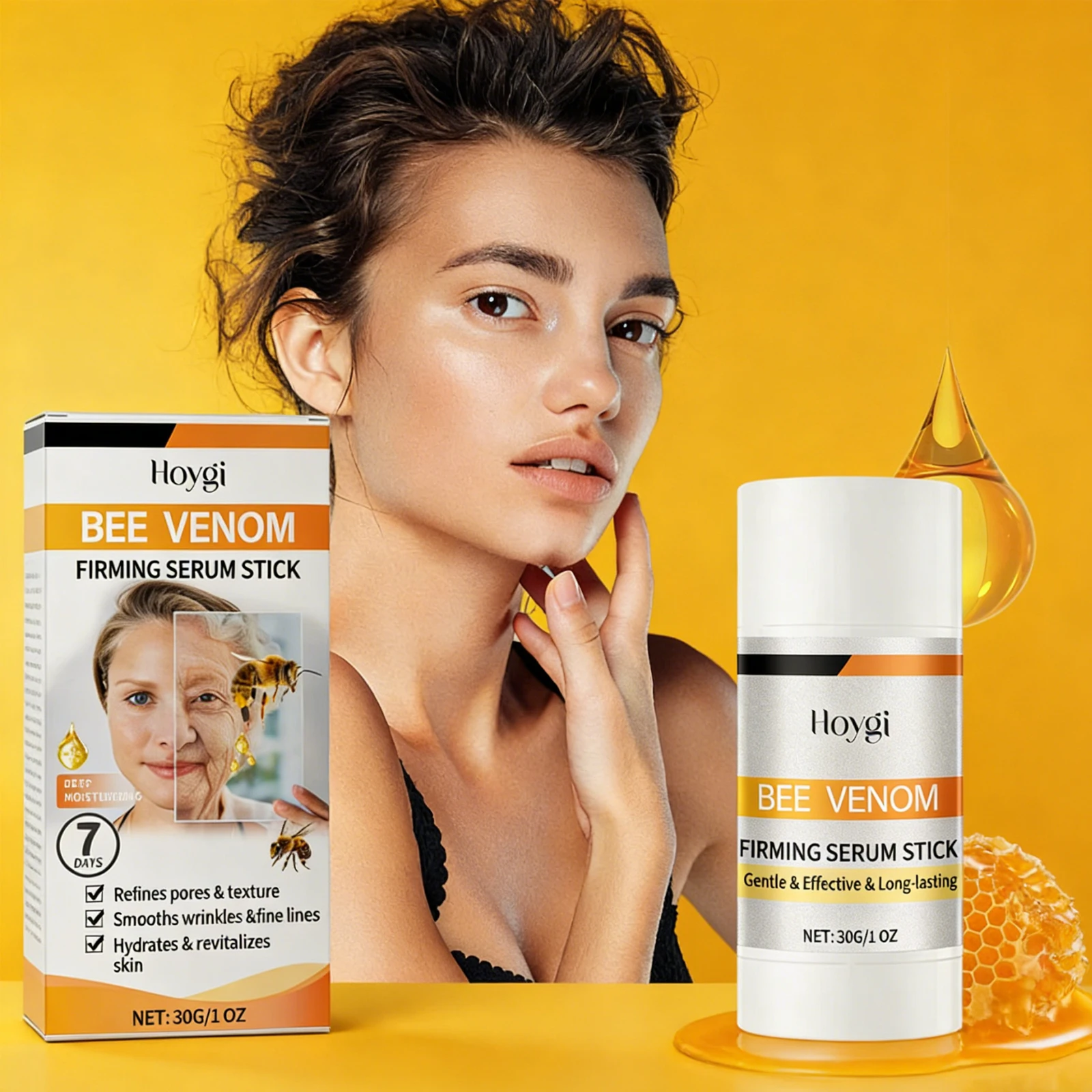 Hoygi 30g Bee Venom Firming Serum Nourish and enhance skin elasticity providing facial skin with moisturizing
Hoygi 30g Bee Venom Firming Serum Nourish and enhance skin elasticity providing facial skin with moisturizing