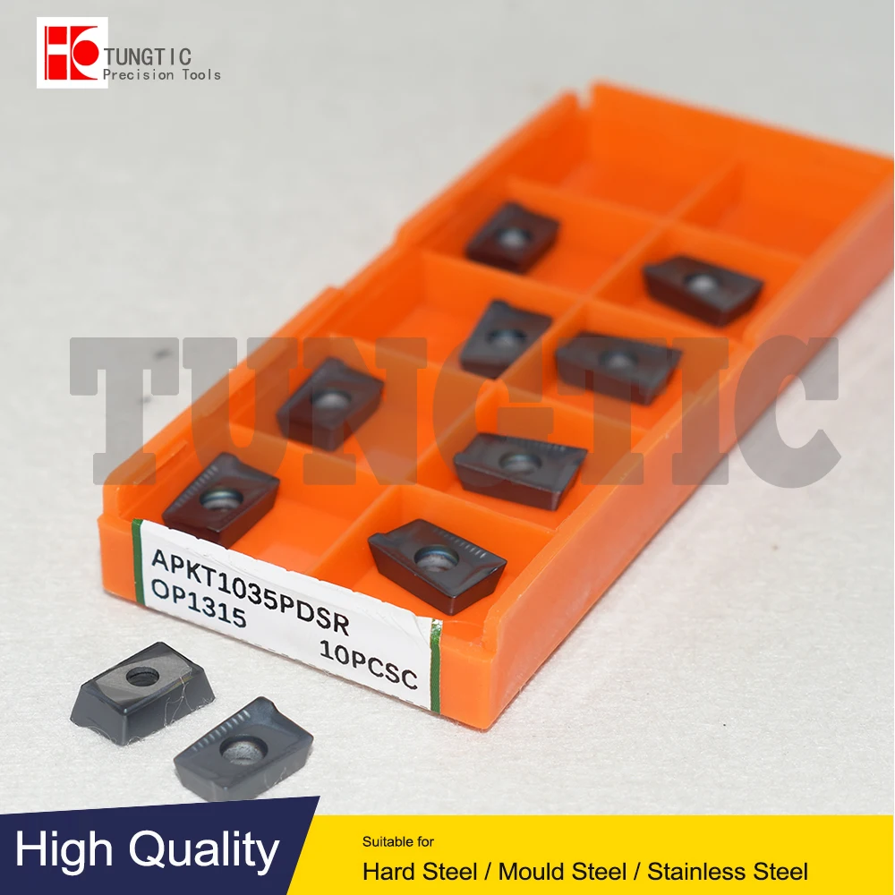APKT1035PDSR OP1315 OP1215 Indexable Milling Cutter Tools Lathe Inserts for Machining Metal
APKT1035PDSR OP1315 OP1215 Indexable Milling Cutter Tools Lathe Inserts for Machining Metal