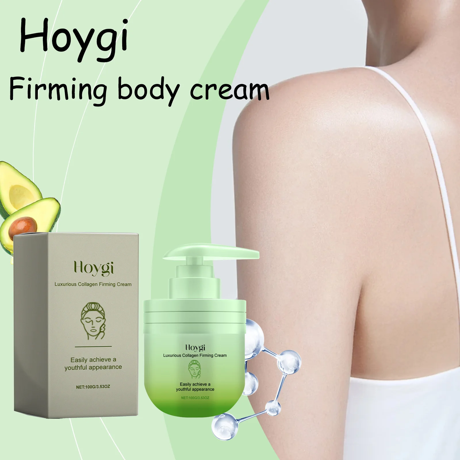 Hoygi Collagen Skin Cream Nourishing Reduce Fine Lines Improve Skin Firmness Enhance Elasticity Daily Care Firming Body Cream
Hoygi Collagen Skin Cream Nourishing Reduce Fine Lines Improve Skin Firmness Enhance Elasticity Daily Care Firming Body Cream