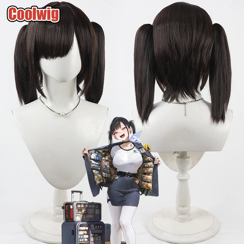 Coolwig Synthetic Hair Sora Cosplay Wigs Game Nikke The Goddess of Victory Sora 45cm Long Dark Brown Ponytail Wig Heat Resistant
Coolwig Synthetic Hair Sora Cosplay Wigs Game Nikke The Goddess of Victory Sora 45cm Long Dark Brown Ponytail Wig Heat Resistant