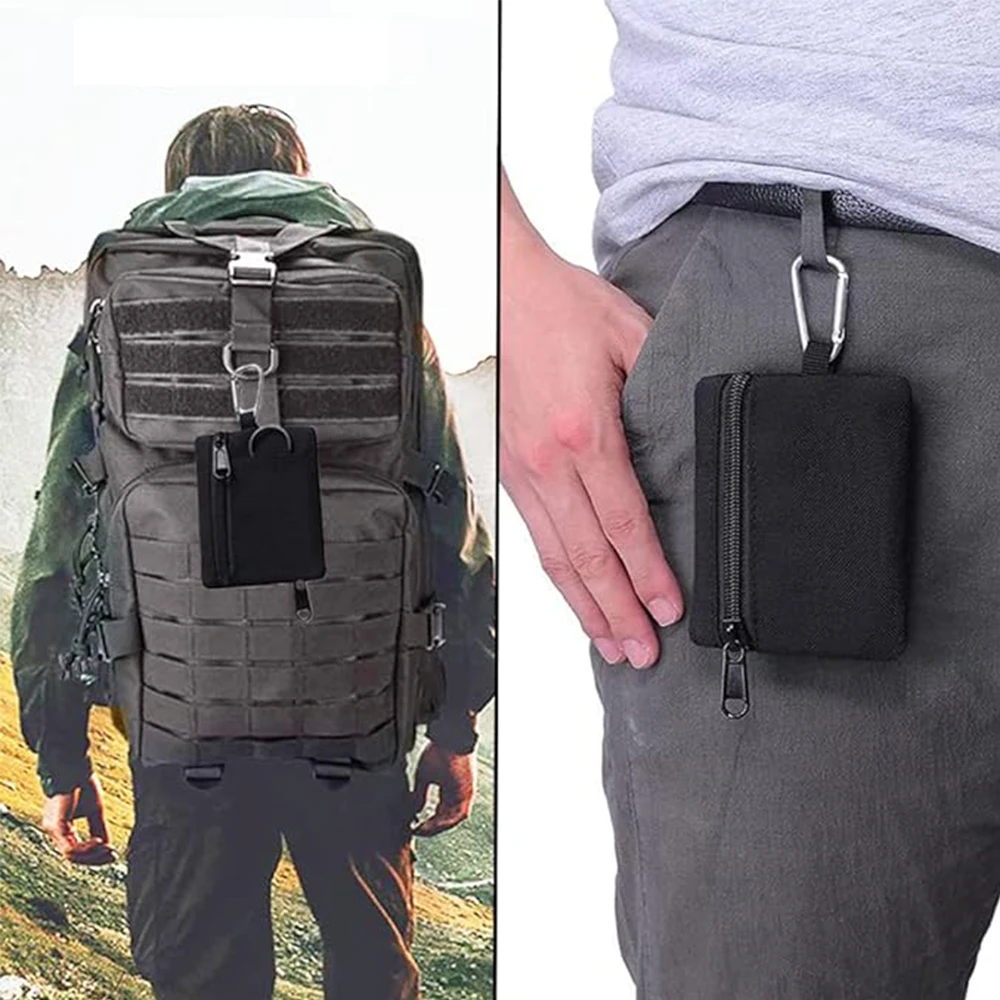EDC Pocket Mini Belt Pouch Portable Key Card Bag Tactical Wallet Small Hanging Pouch Coin Case with Carabiner
EDC Pocket Mini Belt Pouch Portable Key Card Bag Tactical Wallet Small Hanging Pouch Coin Case with Carabiner