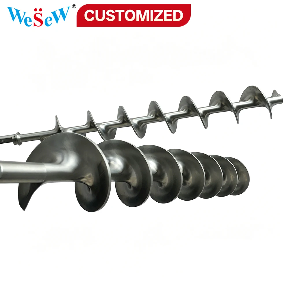 Custom 304 Stainless Steel Screw Conveyor Blades: Wear-Resistant and Thickened for the Mining, Chemical, and Grain Industries
Custom 304 Stainless Steel Screw Conveyor Blades: Wear-Resistant and Thickened for the Mining, Chemical, and Grain Industries