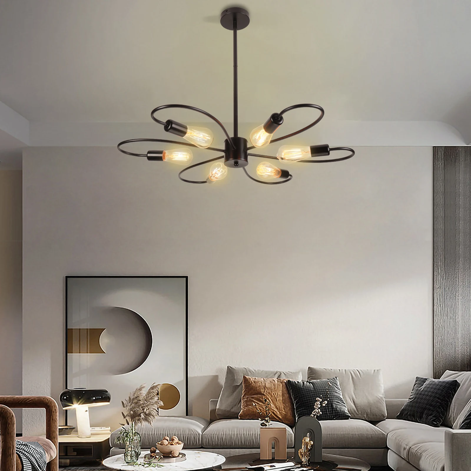 E27 LED Living Room Suspend Modern Ceiling Chandelier Lights Creative Master Bedroom Hanging Home Decoration Lighting Fixtures
E27 LED Living Room Suspend Modern Ceiling Chandelier Lights Creative Master Bedroom Hanging Home Decoration Lighting Fixtures