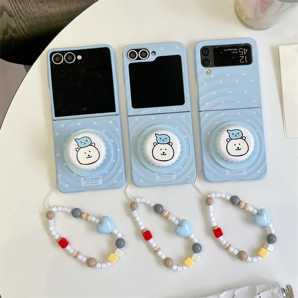 INS White Polka Dot Magnetic Phone Case for Samsung Galaxy Z Flip 6 7 Flip7 7FE Flip5 4 3 5G Cover With Magsafe Cartoon Stand Ca
INS White Polka Dot Magnetic Phone Case for Samsung Galaxy Z Flip 6 7 Flip7 7FE Flip5 4 3 5G Cover With Magsafe Cartoon Stand Ca