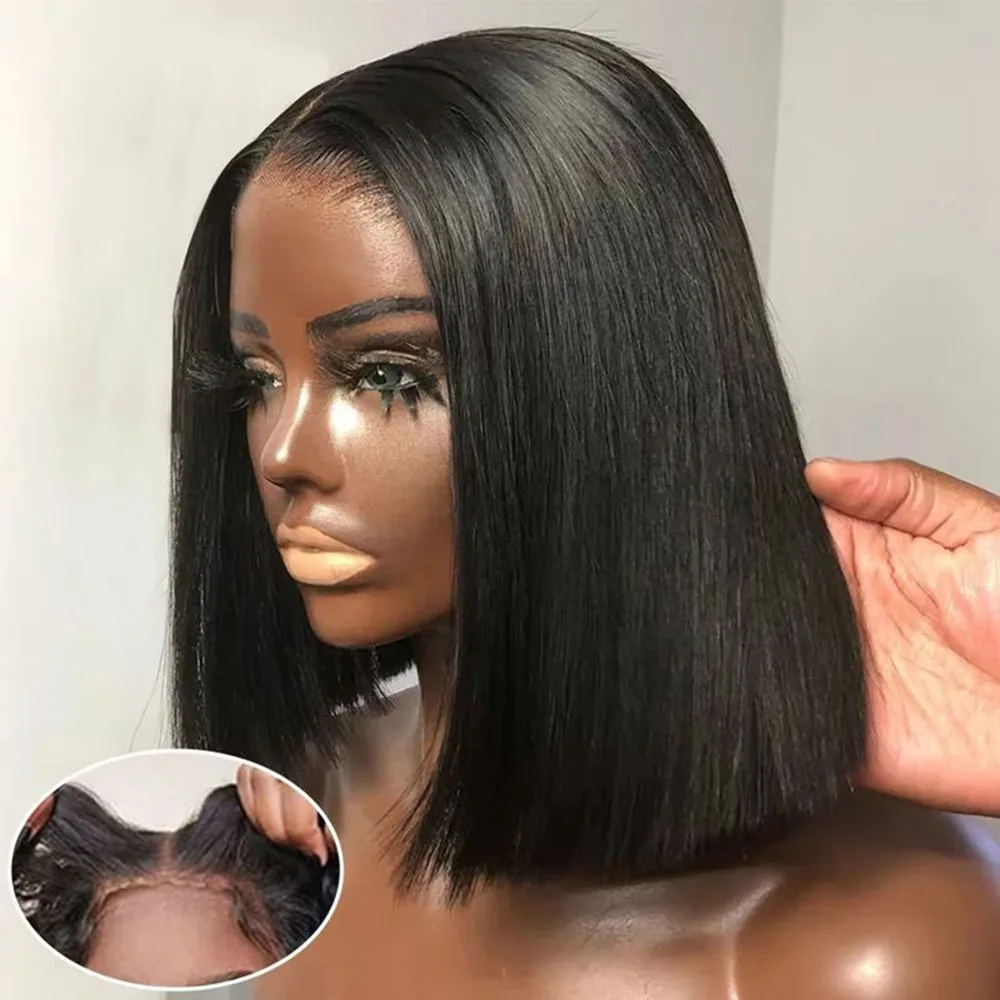 Glueless Wig Human Hair Ready To Wear Short Bob Wigs For Women Transparent Pre Cut 4x4 13x4 Lace Front Human Hair Short Bob Wigs
Glueless Wig Human Hair Ready To Wear Short Bob Wigs For Women Transparent Pre Cut 4x4 13x4 Lace Front Human Hair Short Bob Wigs