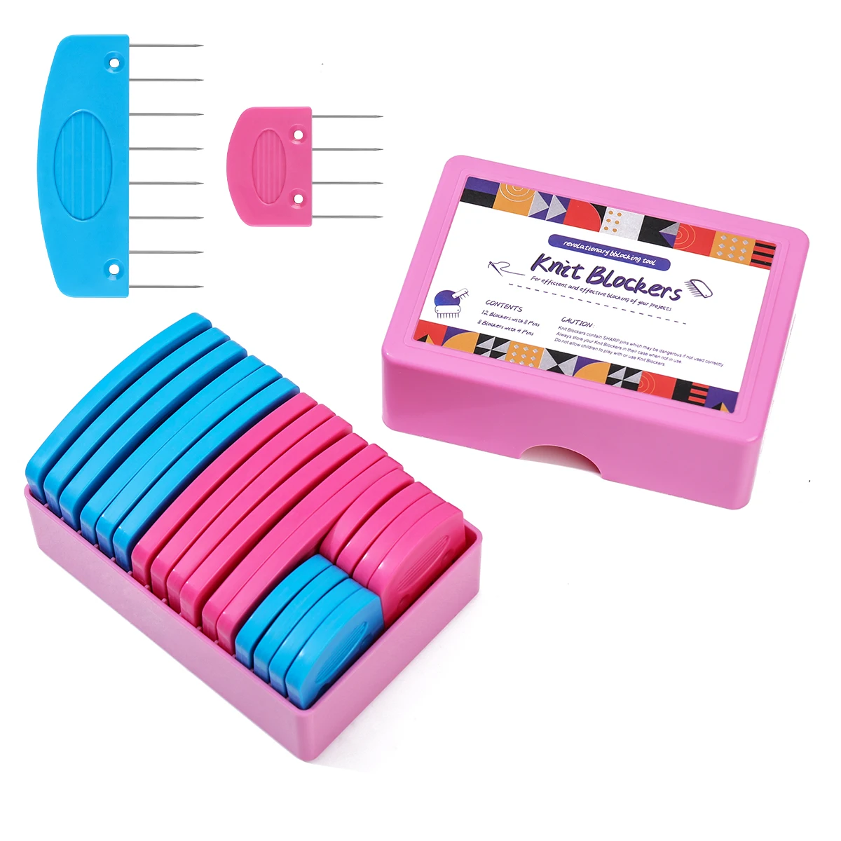 New-style colored braided blocking pins for DIY hand-knitted sweaters, scarves, socks, etc.
New-style colored braided blocking pins for DIY hand-knitted sweaters, scarves, socks, etc.
