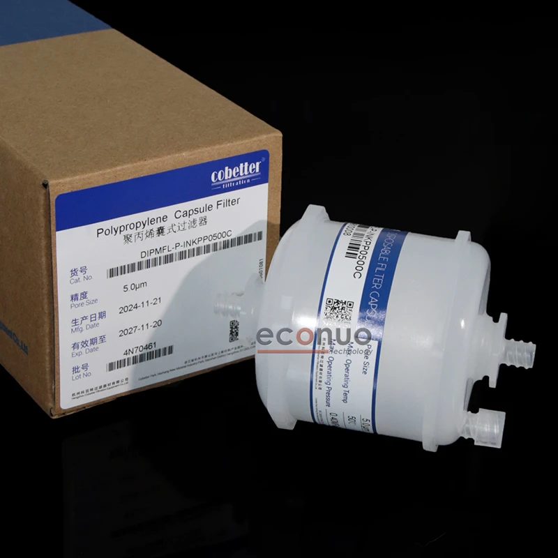 Cobetter Original White Ink Filter DIPMFL-P-INKPP0500C 5u Capsule Compatible with Konica Minolta Bizhub Inkjet Machine
Cobetter Original White Ink Filter DIPMFL-P-INKPP0500C 5u Capsule Compatible with Konica Minolta Bizhub Inkjet Machine