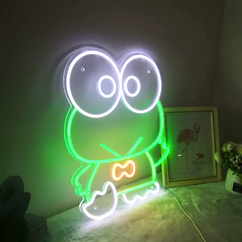 Cute Frog Acrylic Neon Sign, Bedside Wall Decor, Gift for Kids Room, Lovers Gifts, Cartoon Neon Sign, LED Light
Cute Frog Acrylic Neon Sign, Bedside Wall Decor, Gift for Kids Room, Lovers Gifts, Cartoon Neon Sign, LED Light