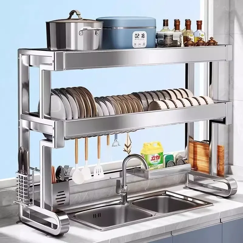 Over Sink Dish Drying Rack Stainless Steel Expandable Drain Bowl Holder Shelf Kitchen Counter Dish Storage Rack Hanger Shelves
Over Sink Dish Drying Rack Stainless Steel Expandable Drain Bowl Holder Shelf Kitchen Counter Dish Storage Rack Hanger Shelves