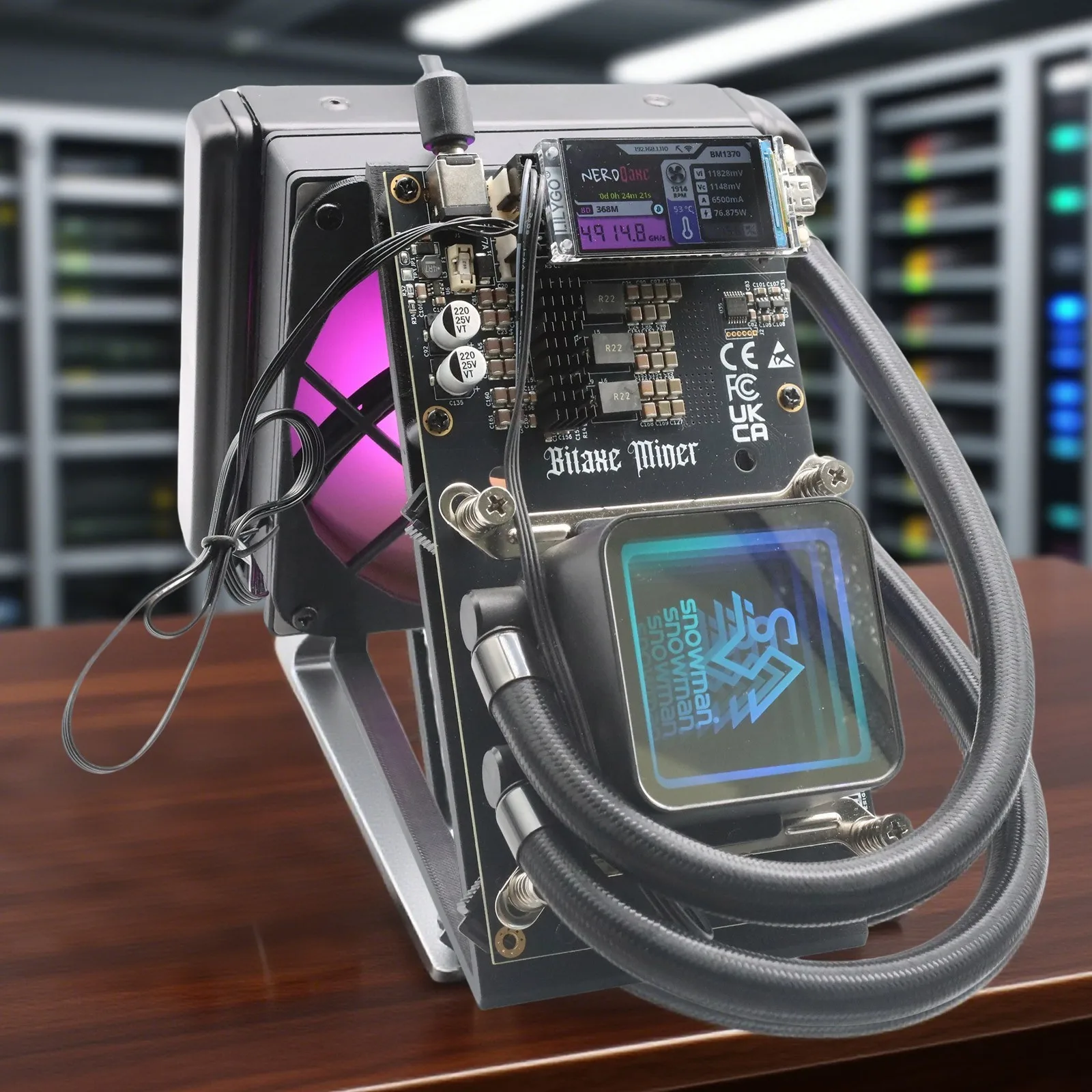 FS/ PERFECT DEAL BUY 2 GET 1 FREE New Bitaxe Miner NerdQaxe++ 4.8Th/s Hydro Liquid Cooler Bitcoin Miner
FS/ PERFECT DEAL BUY 2 GET 1 FREE New Bitaxe Miner NerdQaxe++ 4.8Th/s Hydro Liquid Cooler Bitcoin Miner