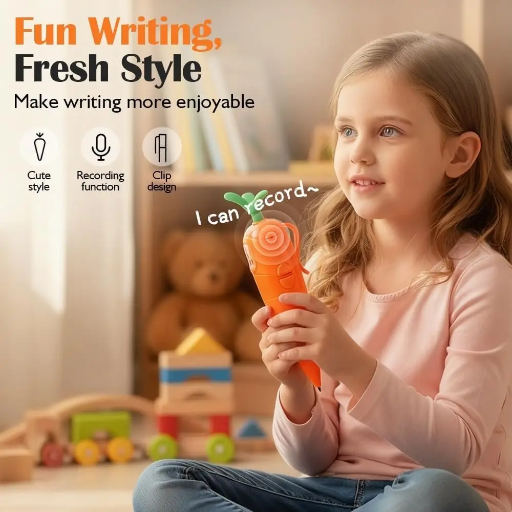 Carrot Shape Ballpoint Pen, Cute Cartoon Novelty Pen for Kids, Fun School Supplies, Writing Pen Gift, Portable Stationery, Creat
Carrot Shape Ballpoint Pen, Cute Cartoon Novelty Pen for Kids, Fun School Supplies, Writing Pen Gift, Portable Stationery, Creat