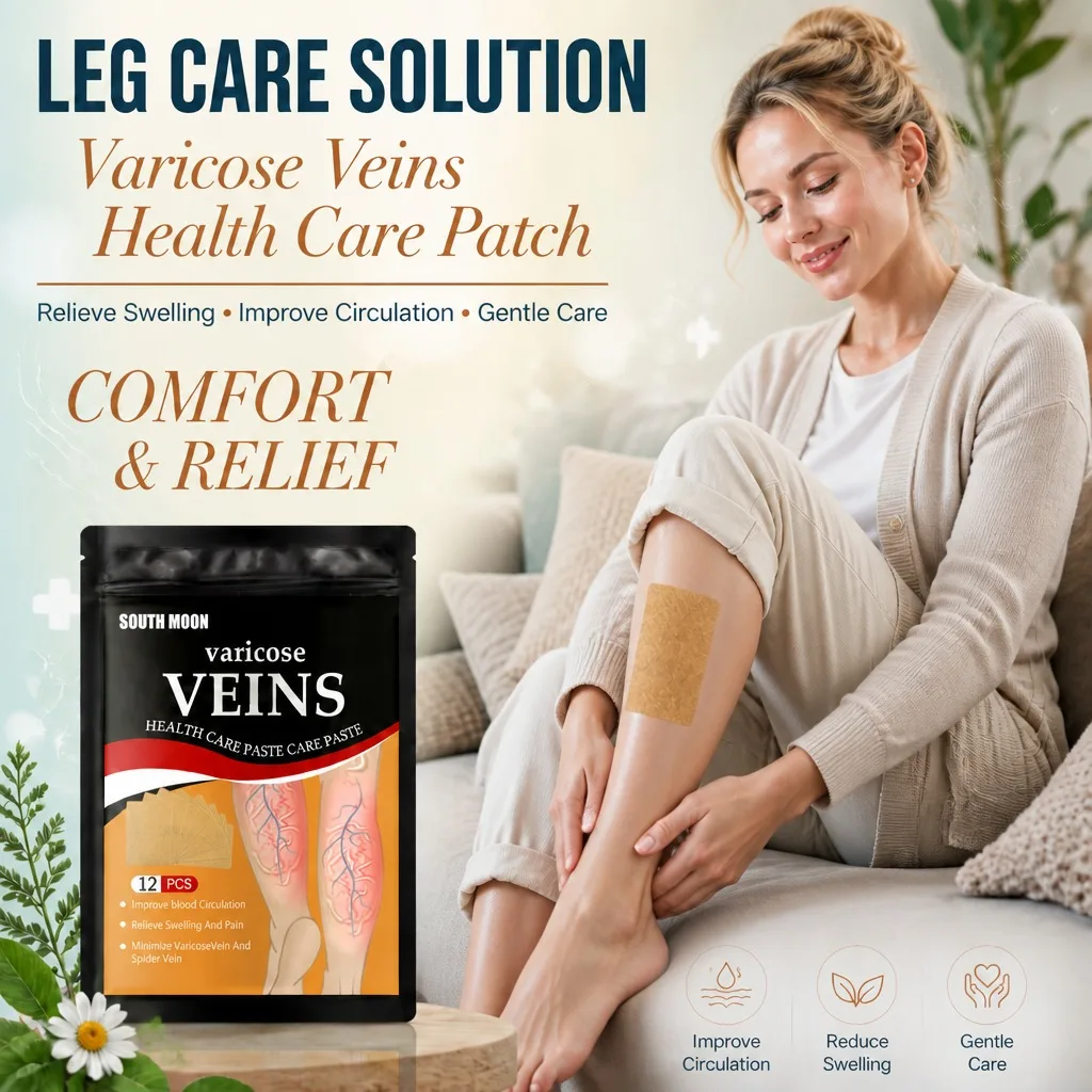 Leg Care Patch for Calf Veins – Gentle Soothing Stickers for Skin Discomfort Relief Varicose Vein Support Patches for Tired Legs
Leg Care Patch for Calf Veins – Gentle Soothing Stickers for Skin Discomfort Relief Varicose Vein Support Patches for Tired Legs