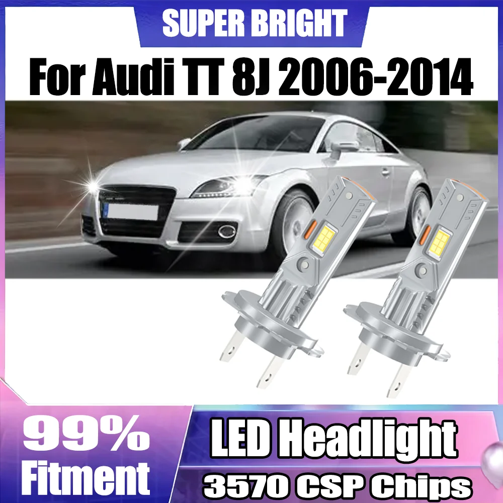 2PCS 6000K White Canbus No error H7 LED Headlight 22000LM High Power For Audi TT 8J 2006 2007 2008 2009 2010 2011 2012 2013 2014
2PCS 6000K White Canbus No error H7 LED Headlight 22000LM High Power For Audi TT 8J 2006 2007 2008 2009 2010 2011 2012 2013 2014