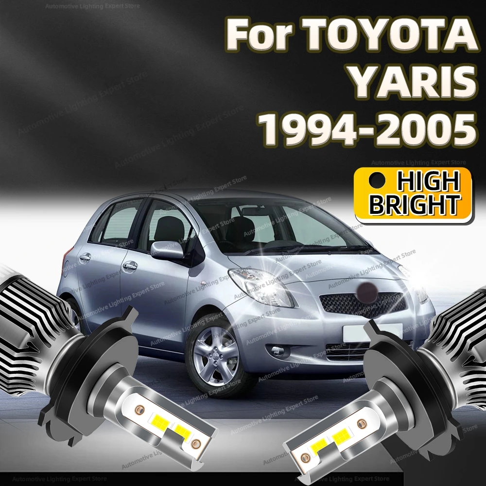 2Pcs LED Headlight 30000LM H4 Car Lamp 6000K Turbo Auto Lights For TOYOTA YARIS 1994-2005 1999 2000 2001 2002 2003 2004
2Pcs LED Headlight 30000LM H4 Car Lamp 6000K Turbo Auto Lights For TOYOTA YARIS 1994-2005 1999 2000 2001 2002 2003 2004