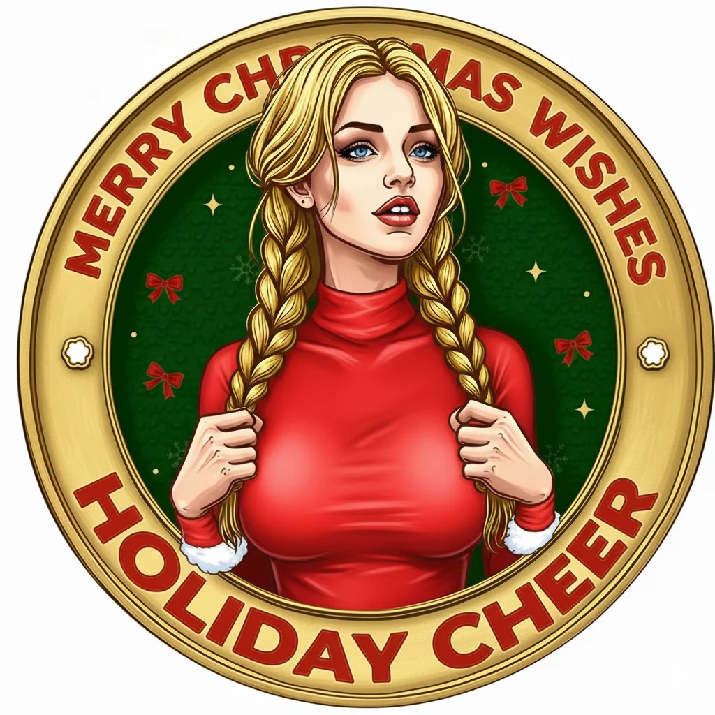 Christmas New Year Valentine's Day Beauty Girl Challenge Coin Gold Coin Commemorative Collectible Gift Family Friends Collectors
Christmas New Year Valentine's Day Beauty Girl Challenge Coin Gold Coin Commemorative Collectible Gift Family Friends Collectors