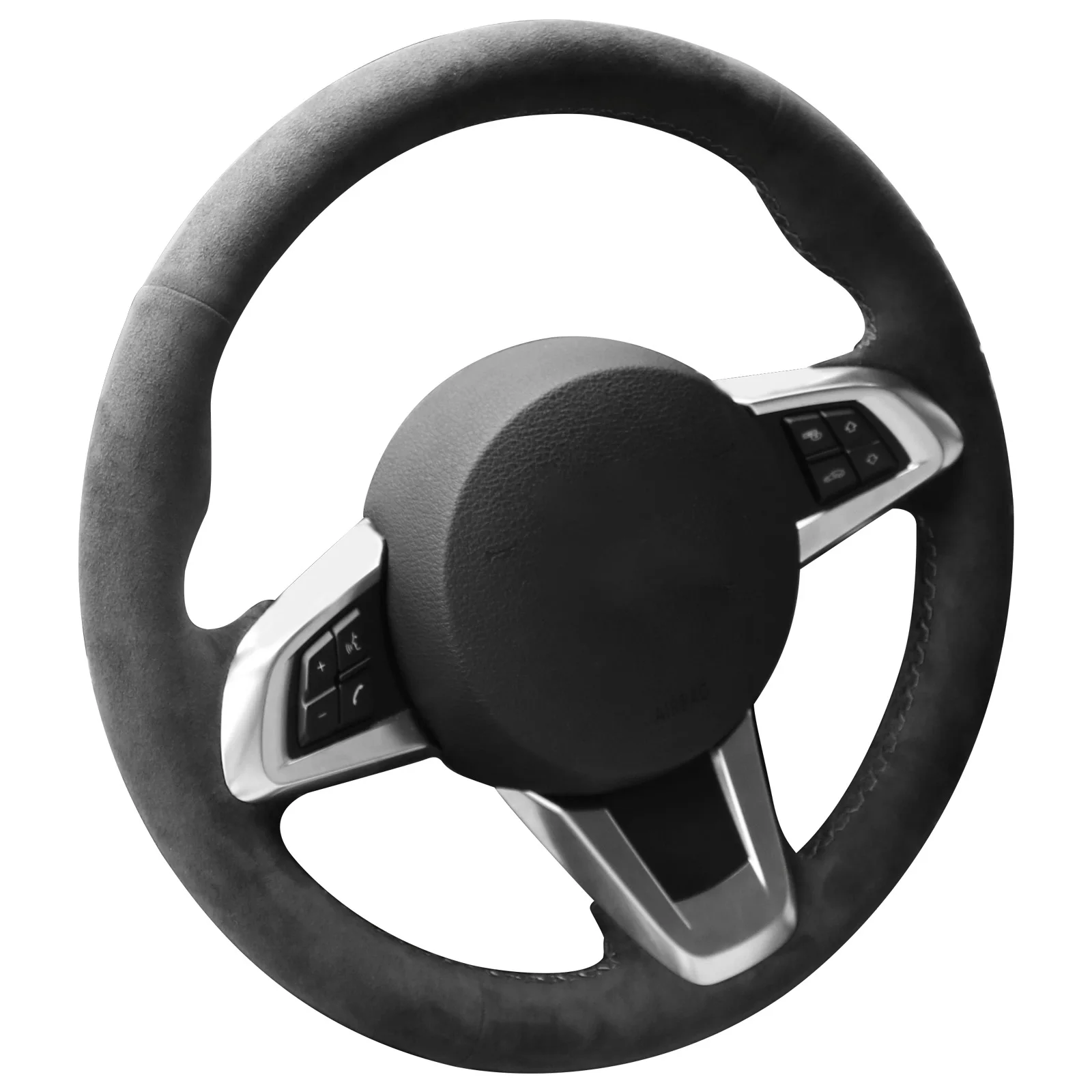 Hand Stitch Steering Wheel Cover Using Alcantara Material for BMW Z4 E89 (SE / M-SPORT ) 2009-2014(No Stripes)
Hand Stitch Steering Wheel Cover Using Alcantara Material for BMW Z4 E89 (SE / M-SPORT ) 2009-2014(No Stripes)
