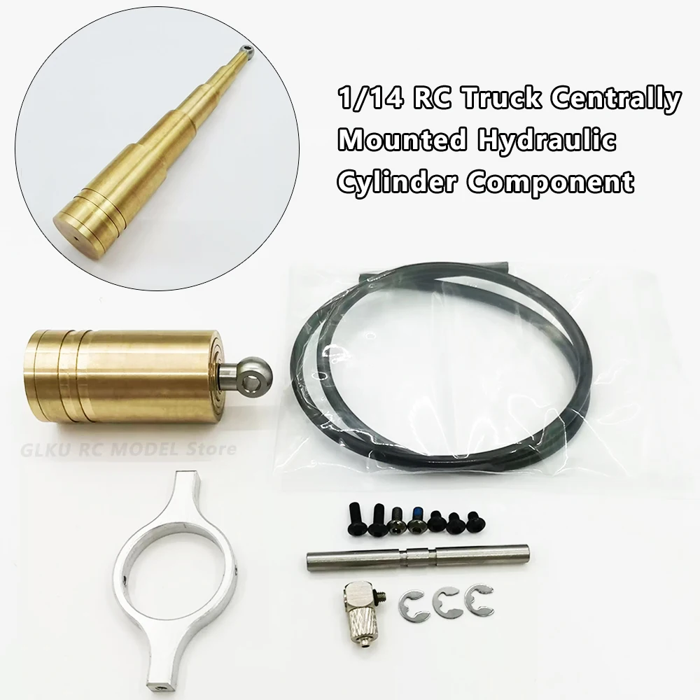 1/14 Scale Simulated Metal Hydraulic Lift Center Oil Cylinder MD YG-0004 for Tamiya LESU JDM Dump Truck Model Toy or DIY Parts
1/14 Scale Simulated Metal Hydraulic Lift Center Oil Cylinder MD YG-0004 for Tamiya LESU JDM Dump Truck Model Toy or DIY Parts