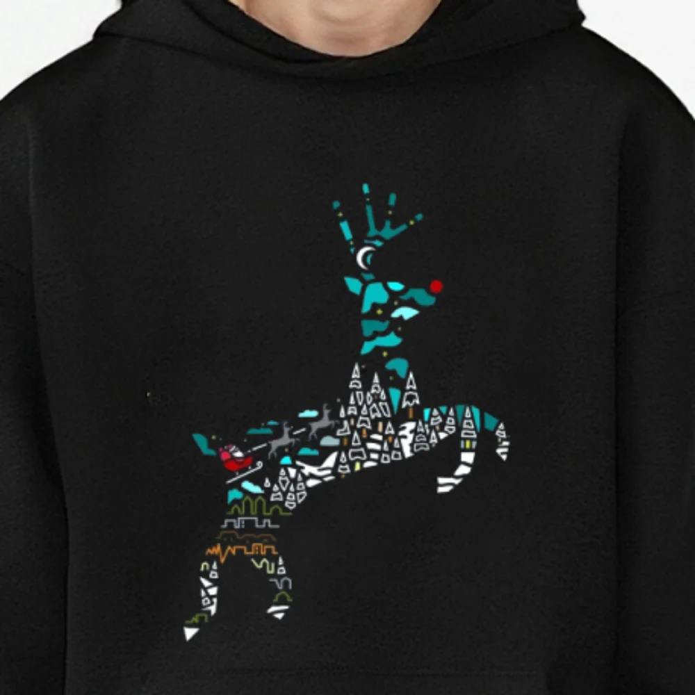 Word Art Deer Hoodie Creative Animal Print Fall Winter Casual Loose Long Sleeved Unique Artistic Fashionable Wear Cloth Tops
Word Art Deer Hoodie Creative Animal Print Fall Winter Casual Loose Long Sleeved Unique Artistic Fashionable Wear Cloth Tops