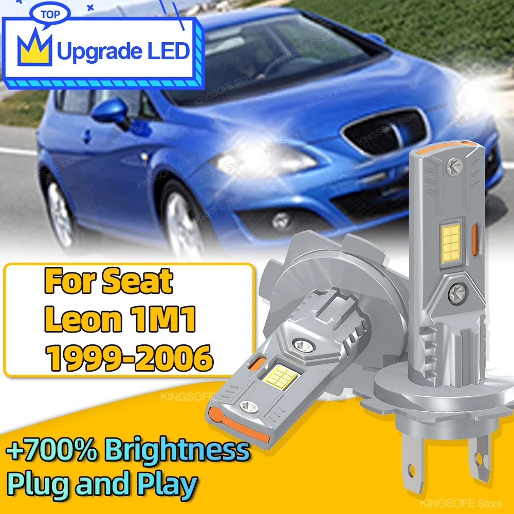 2x 6000K Super Bright White Light H7 Headlight Bulb 30000LM LED Car Light Upgrade CHip For Seat Leon 1M1 1999-2006 Plug and Play
2x 6000K Super Bright White Light H7 Headlight Bulb 30000LM LED Car Light Upgrade CHip For Seat Leon 1M1 1999-2006 Plug and Play