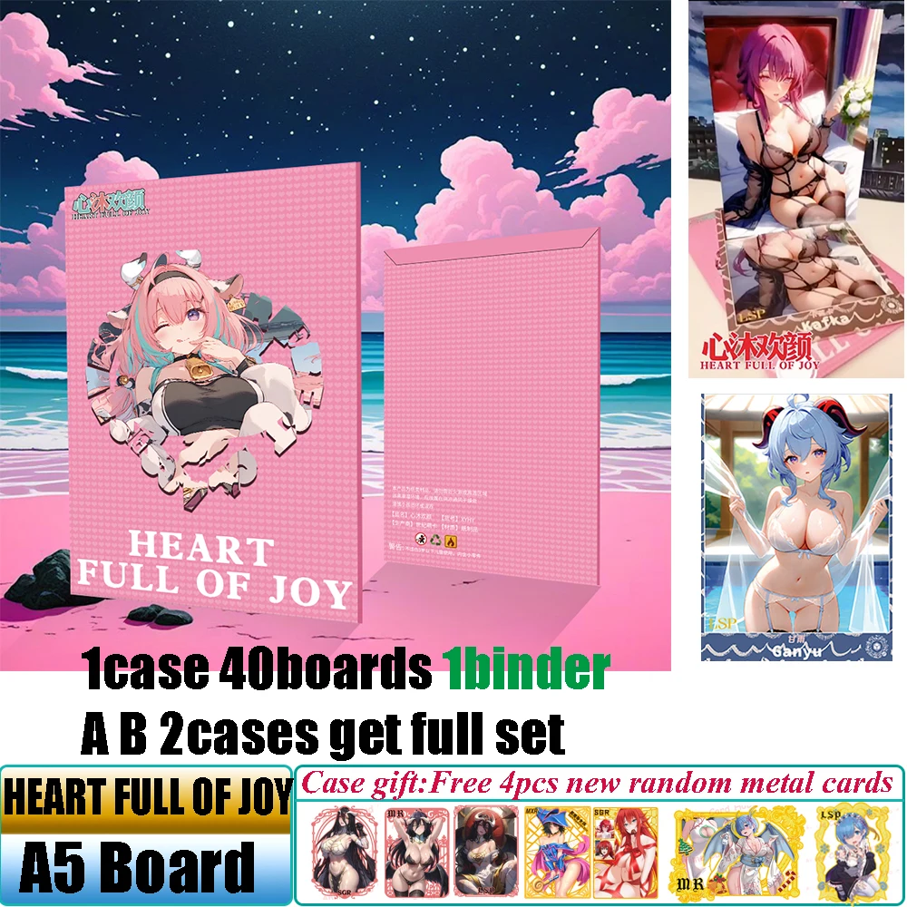New Goddess Story HEART FULL OF JOY A5 Размер Коллекционные карты Spicy Waifu Board Doujin Booster Box Hutao Ganyu Редкая карта Игрушка в подарок
New Goddess Story HEART FULL OF JOY A5 Размер Коллекционные карты Spicy Waifu Board Doujin Booster Box Hutao Ganyu Редкая карта Игрушка в подарок