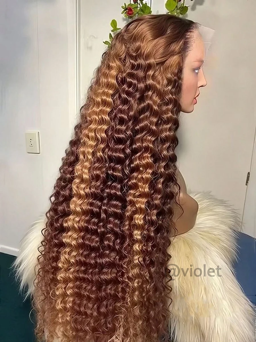 Highlight Lace Frontal Wigs Human Hair Curly 30 32 Inch Deep Curly #4/27 Highlight 13x4 Lace Frontal Wigs Honey Blonde Deep Wave
Highlight Lace Frontal Wigs Human Hair Curly 30 32 Inch Deep Curly #4/27 Highlight 13x4 Lace Frontal Wigs Honey Blonde Deep Wave