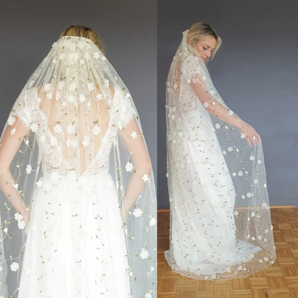 Высококачественная свадебная фата Mantilla с соборными ресницами, одноуровневая, с необработанным краем, длинная, с цветочной французской кружевной отделкой, свадебная фата с расческой
Высококачественная свадебная фата Mantilla с соборными ресницами, одноуровневая, с необработанным краем, длинная, с цветочной французской кружевной отделкой, свадебная фата с расческой