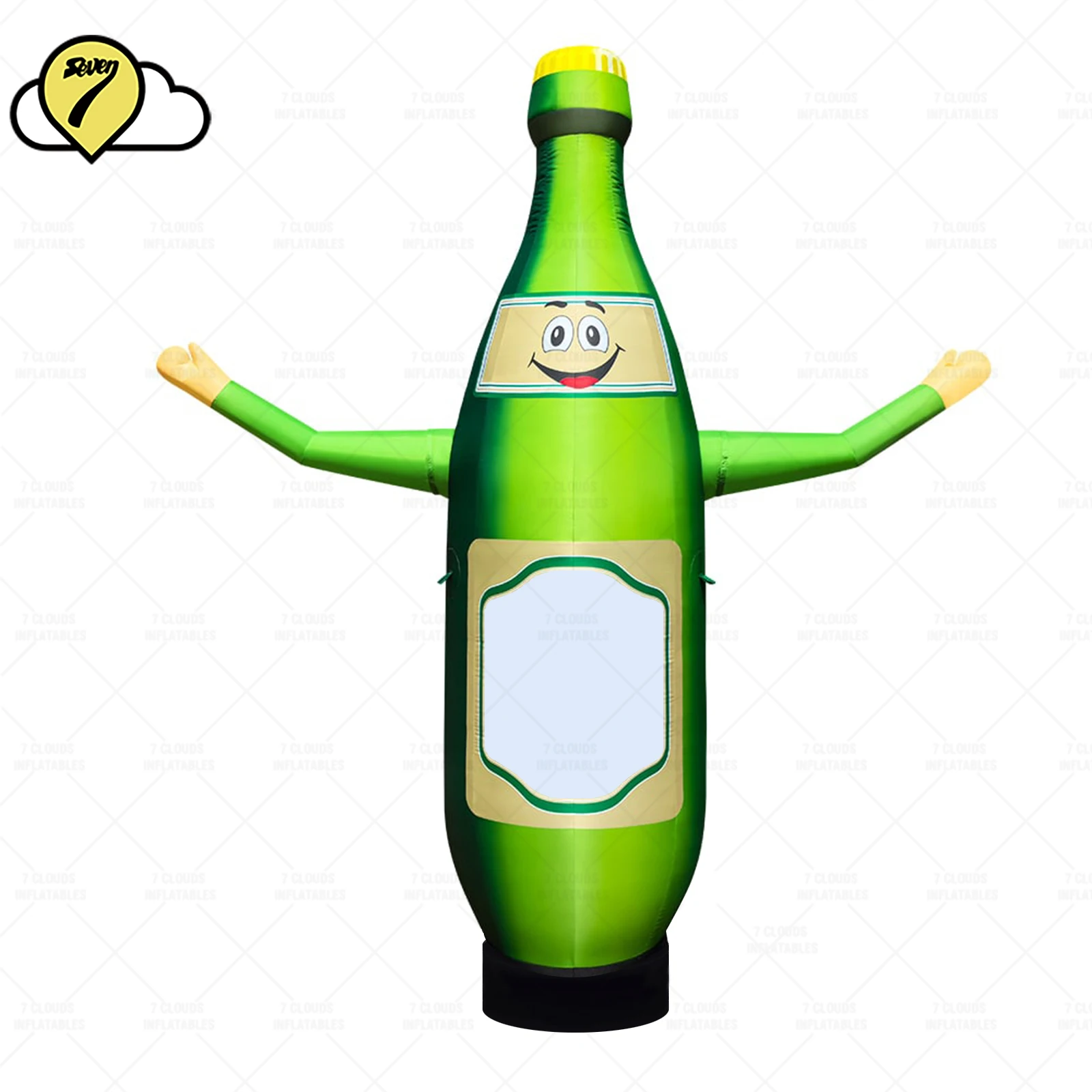 Customized Inflatable Beer Bottle waver for Advertising with Waving Arms LED Light and Blower Welcoming at Bar Door for Corona
Customized Inflatable Beer Bottle waver for Advertising with Waving Arms LED Light and Blower Welcoming at Bar Door for Corona