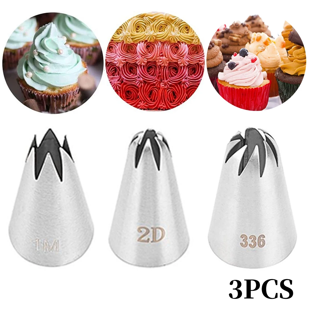 3pcs Rose Pastry Nozzles Cake Decorating Tools Flower Icing Piping Nozzle Cream Cupcake Tips Baking Accessories
3pcs Rose Pastry Nozzles Cake Decorating Tools Flower Icing Piping Nozzle Cream Cupcake Tips Baking Accessories