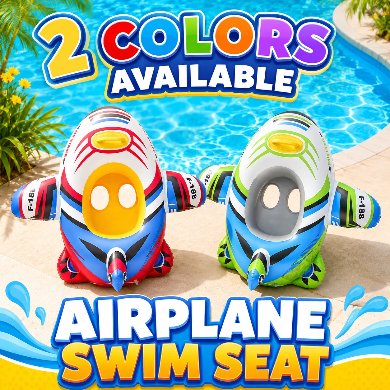1PC Inflatable Pool Float, PVC Summer Swim Float Air Bed Lake Boat, Swimming Floats with 2 Handles Ride-ons Summer Pool
1PC Inflatable Pool Float, PVC Summer Swim Float Air Bed Lake Boat, Swimming Floats with 2 Handles Ride-ons Summer Pool