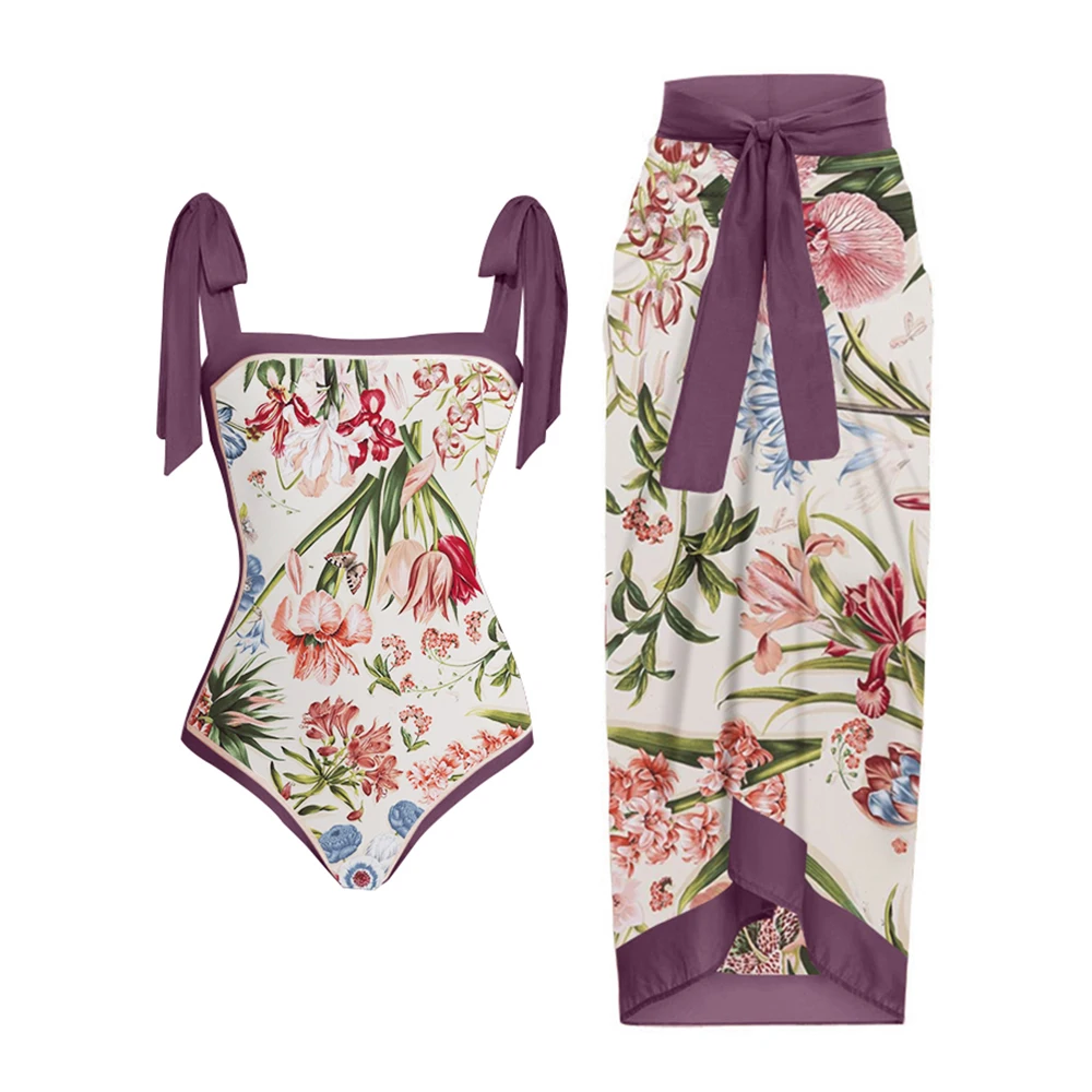 Vintage Floral Print Colorblock Swimsuit Cover Up Set Women's Summer Swiming Suit Swimwear Patchwork 2023 Luxury Shorts Bourkini
Vintage Floral Print Colorblock Swimsuit Cover Up Set Women's Summer Swiming Suit Swimwear Patchwork 2023 Luxury Shorts Bourkini