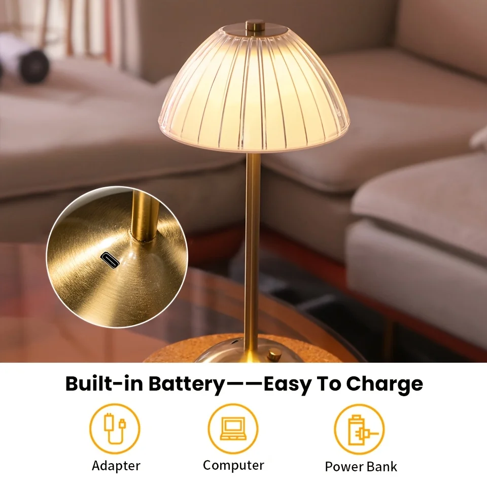Retro Pumpkin Shaped LED Desk Lamp Touch Sensor Rechargeable Reading Light for Bedroom Restaurant Bar Counter Decorative Lightin
Retro Pumpkin Shaped LED Desk Lamp Touch Sensor Rechargeable Reading Light for Bedroom Restaurant Bar Counter Decorative Lightin