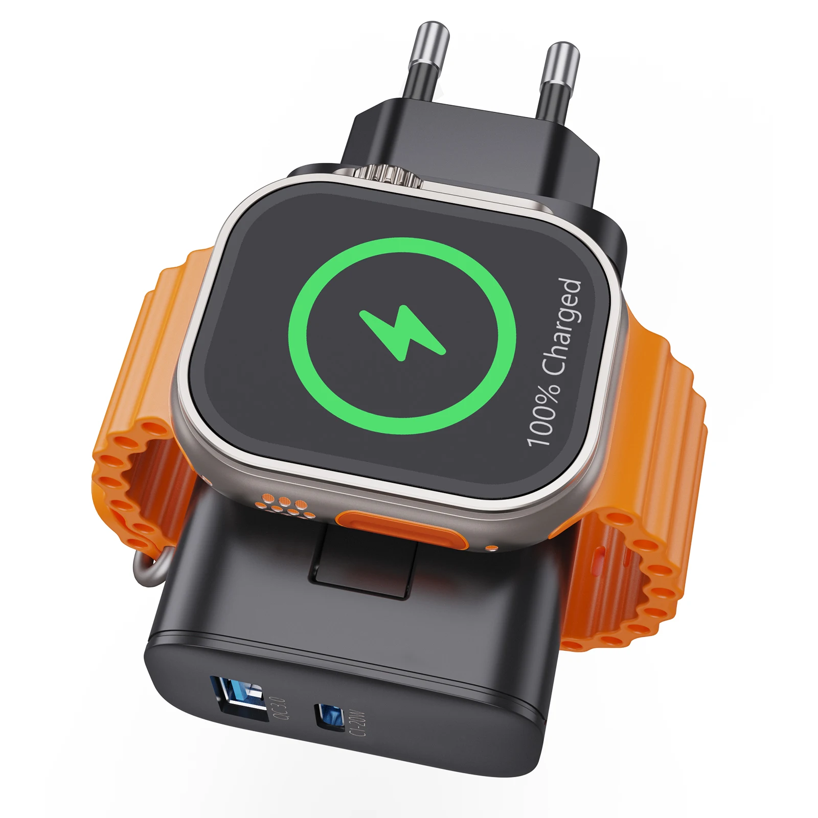 3 In 1 QC3.0 Fast Magnetic Watch Wireless Charger Adapter for Apple Watch Samsung Watch EU Plug Power Adapter
3 In 1 QC3.0 Fast Magnetic Watch Wireless Charger Adapter for Apple Watch Samsung Watch EU Plug Power Adapter