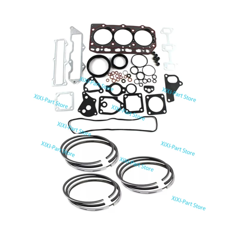 3TN82 Full Gasket Kit Set+Piston Ring 78*2HK+1.5+4m With Cylinder Head Gasket For Yanmar Engine Overhaul Rebuild Kit
3TN82 Full Gasket Kit Set+Piston Ring 78*2HK+1.5+4m With Cylinder Head Gasket For Yanmar Engine Overhaul Rebuild Kit
