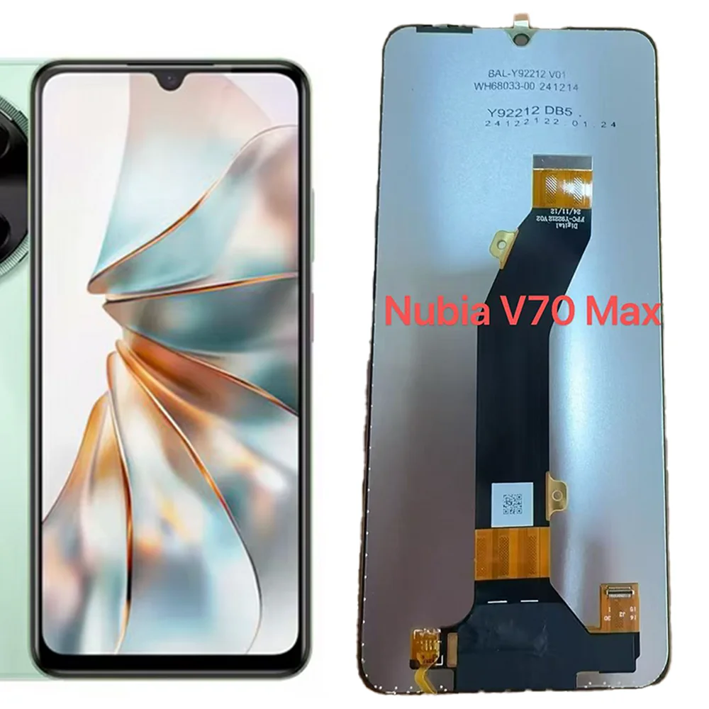 1 шт. ЖК-дисплей и сенсорная панель для Nubia V70 Max 2024 — 6,9 дюйма, 100% протестированная замена экрана с дигитайзером (оригинальное качество)
1 шт. ЖК-дисплей и сенсорная панель для Nubia V70 Max 2024 — 6,9 дюйма, 100% протестированная замена экрана с дигитайзером (оригинальное качество)