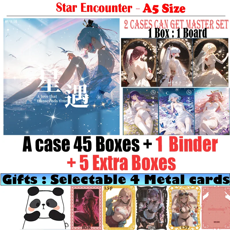 New A5 Size Goddess Acrylic Board ' Star Encounter ' Waifu Hobby Doujin Collection Card Game Board Trade Card Gifts Toys
New A5 Size Goddess Acrylic Board ' Star Encounter ' Waifu Hobby Doujin Collection Card Game Board Trade Card Gifts Toys