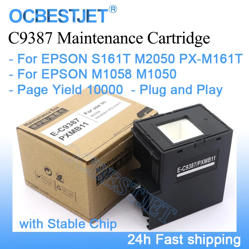 Контейнер для картриджей C9387 PXMB11, контейнер для отходов чернил для Epson M1058 M1050 PX-M161T S161T M2050, контейнер для отходов чернил для принтера
Контейнер для картриджей C9387 PXMB11, контейнер для отходов чернил для Epson M1058 M1050 PX-M161T S161T M2050, контейнер для отходов чернил для принтера
