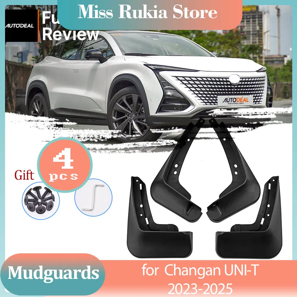 4x автомобильных брызговика для Changan UNI-T UNIT UNI T 2023 2024 2025 1.5T брызговики брызговик расширитель крыла аксессуары для укладки
4x автомобильных брызговика для Changan UNI-T UNIT UNI T 2023 2024 2025 1.5T брызговики брызговик расширитель крыла аксессуары для укладки