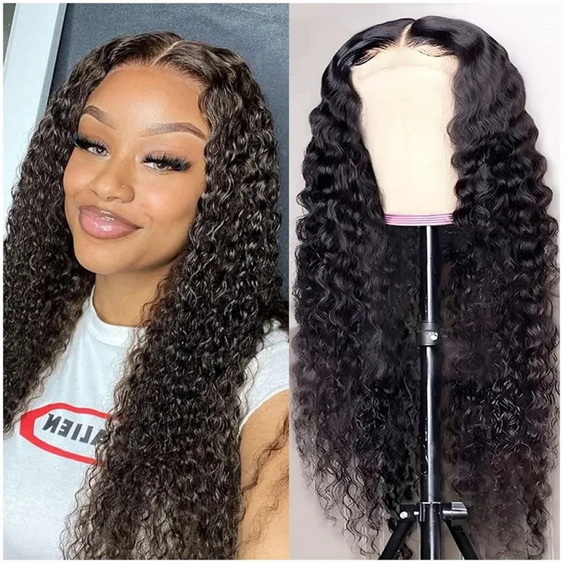 Alimice 38 Inch Glueless Lace Wigs Human Hair 4x4 Deep Wave Closure Wig Human Hair Pre Plucked With Baby Hair
Alimice 38 Inch Glueless Lace Wigs Human Hair 4x4 Deep Wave Closure Wig Human Hair Pre Plucked With Baby Hair