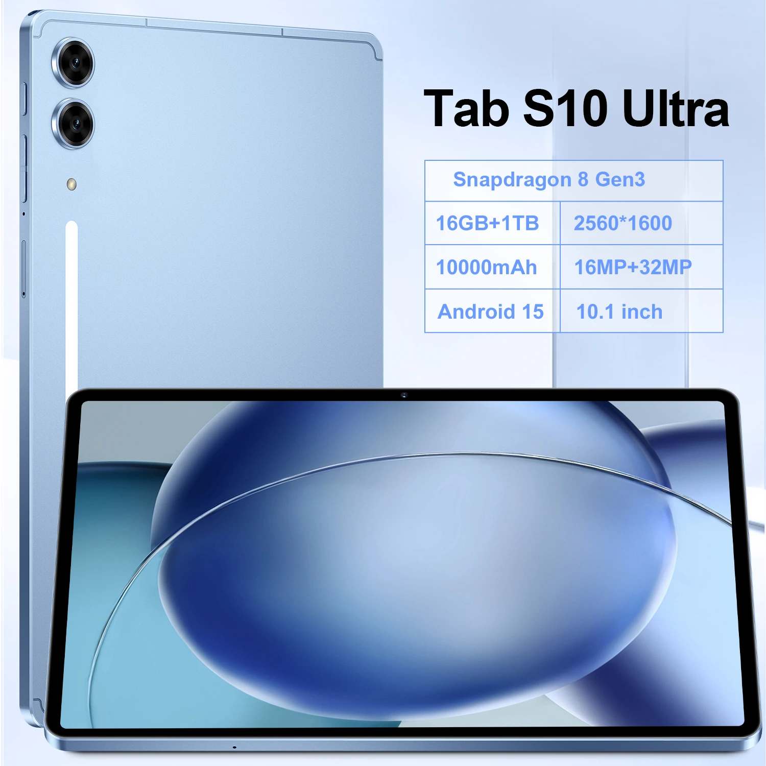 Hot Tab S10 Ultra 2025 Original Intelligent Tablet 10.1-inch High-definition 4K Full Screen Android 15 10000mAh 5G Dual Card
Hot Tab S10 Ultra 2025 Original Intelligent Tablet 10.1-inch High-definition 4K Full Screen Android 15 10000mAh 5G Dual Card