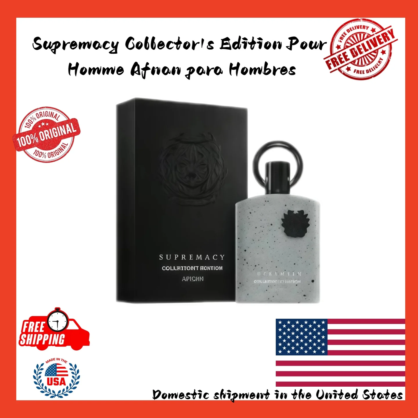 Supremacy Collector's Edition by Afnan EDP Eau De Parfum for Unisex 100 ML birthday or Valentine's Day gift
Supremacy Collector's Edition by Afnan EDP Eau De Parfum for Unisex 100 ML birthday or Valentine's Day gift