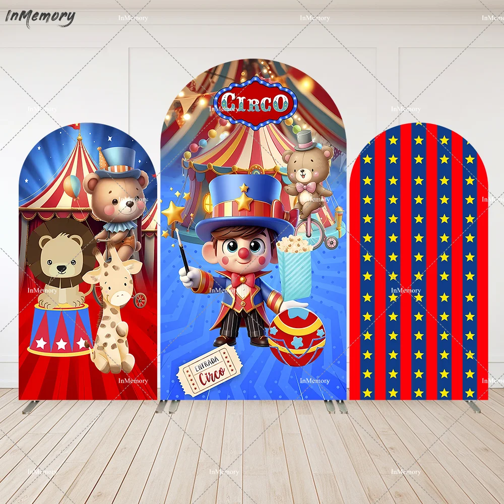 Red Tent Arch Fabric Covers Circus theme Arch Stand Backdrop for Carnival Party Decor Animals Boy Girls Birthday Arched Wall
Red Tent Arch Fabric Covers Circus theme Arch Stand Backdrop for Carnival Party Decor Animals Boy Girls Birthday Arched Wall