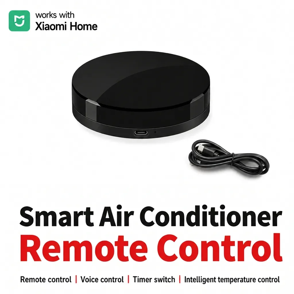Xiaomi Infrared Remote Control with Voice Support for For MIJIA App Controls Air Conditioner and Smart Devices
Xiaomi Infrared Remote Control with Voice Support for For MIJIA App Controls Air Conditioner and Smart Devices