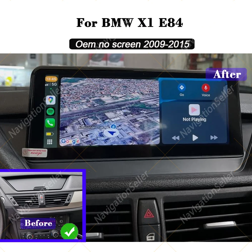 10.25" Carplay Android 15 Auto Car radio For BMW X1 E84 2009-2015 Multimedia Car Intelligent Systems GPS Navigation Head Unit BT
10.25" Carplay Android 15 Auto Car radio For BMW X1 E84 2009-2015 Multimedia Car Intelligent Systems GPS Navigation Head Unit BT