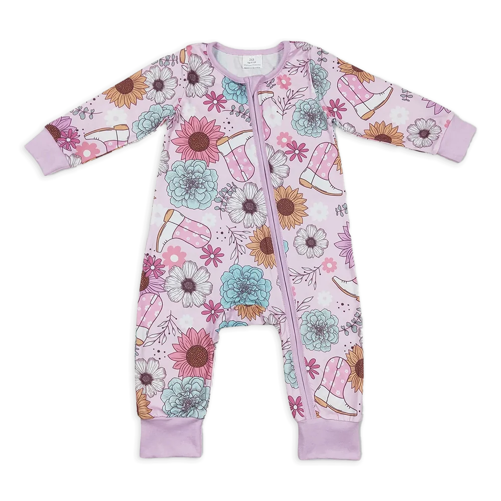 LR0801 Baby Girls Winter Rompers Pink flower boots western baby girls zipper romper
LR0801 Baby Girls Winter Rompers Pink flower boots western baby girls zipper romper